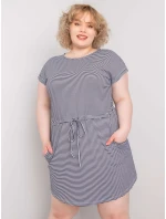 Šaty RV SK 6632.25 bílé a tmavě modré