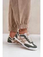 Nízké tenisky trampky dámské béžovo-zelené Eezore Nízké tenisky trampky dámské béžovo-zelené Eezore