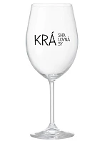 KRÁSNA KRÁĽOVNÁ KRÁSY - priehľadný pohár na víno 350 ml KRÁSNA KRÁĽOVNÁ KRÁSY - priehľadný pohár na víno 350 ml