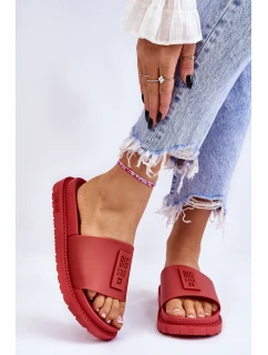 Dámské pantofle Big Star model 21609146 červené - Big Star Shoes