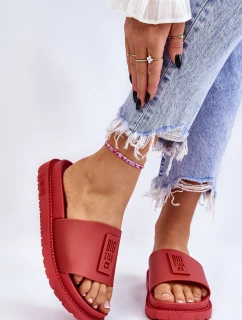 Dámské pantofle Big Star model 21609146 červené - Big Star Shoes