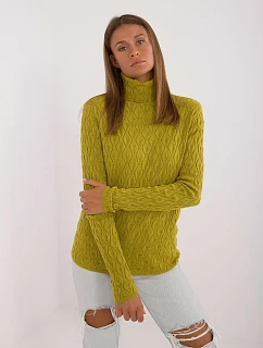 Sweter AT SW oliwkowy model 22550351 - FPrice