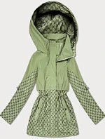 Dámská bunda se stahovací šňůrkou v pase Goodlookin khaki (KK60414-3#)