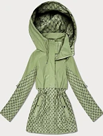 Dámská bunda se stahovací šňůrkou v pase Goodlookin khaki (KK60414-3#)