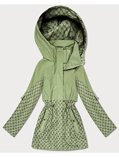 Dámská bunda se stahovací šňůrkou v pase Goodlookin khaki (KK60414-3#)