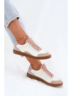 Dámské Kožené Tenisky Zazoo N1220 Bílé