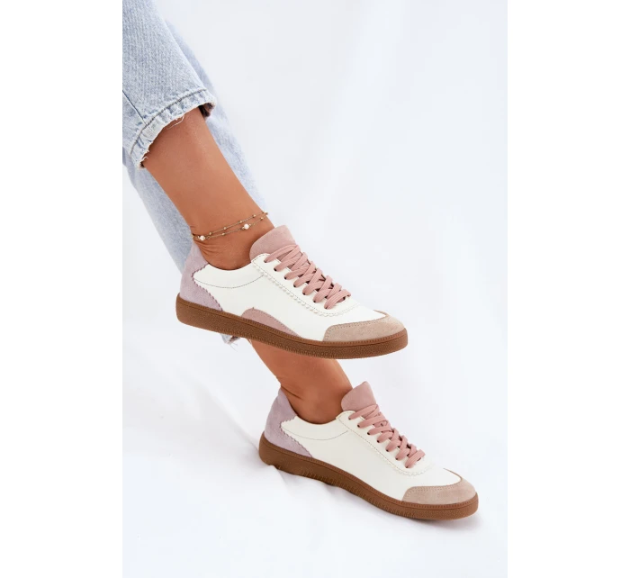 Dámské Kožené Tenisky Zazoo N1220 Bílé