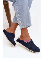 pantofle s květinou tmavě modré model 21725220 - Inblu pantofle s květinou tmavě modré model 21725220 - Inblu
