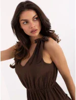 Sukienka MI SK model 21191062 ciemny brązowy - FPrice