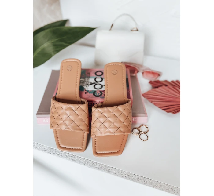 Dámské žabky SATELIVA beige FashionStreet ZY0972