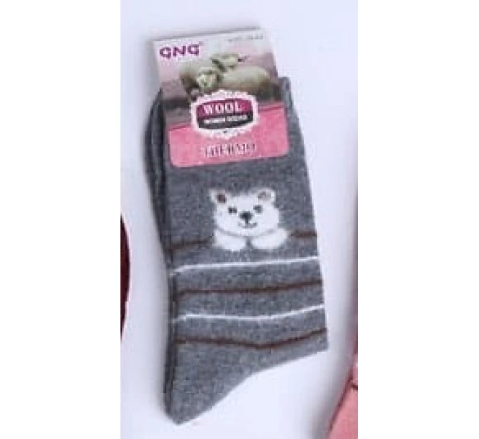 002 Dámské ponožky Angora model 21393594 3542 - WiK