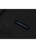 Černá dámská bunda s ozdobnou lemovkou model 18019124 - S'WEST