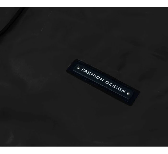 Černá dámská bunda s ozdobnou lemovkou model 18019124 - S'WEST