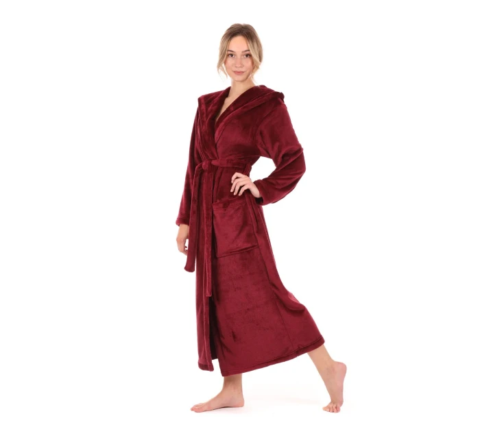 Dámský župan Siena s kapucí 3156 starorůžová - Vestis Dámský župan Siena s kapucí 3156 starorůžová - Vestis