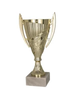 Zlatý plastový kelímek 8300D