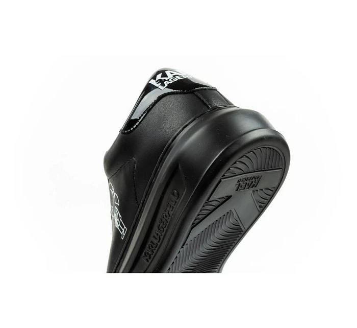 Karl Lagerfeld pánské boty Kapri tenisky přírodní kůže černé