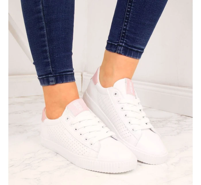 W model 20773180 Bílé nízké tenisky - Big Star