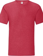 Fruit of the Loom Iconic 150 T Pánské tričko 16.1430 heather red