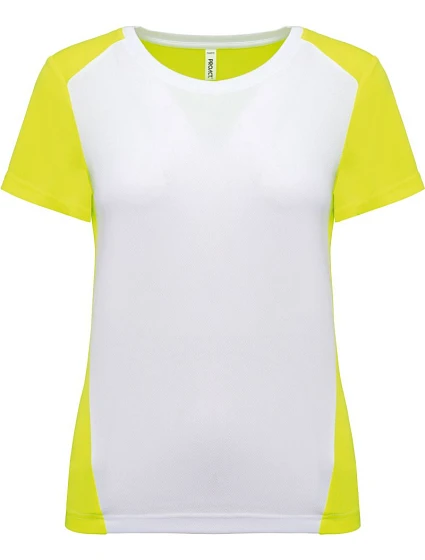 Kariban ProAct PA 4015 Dámské kontrastní sportovní tričko 20.4015 white/fluorescent yellow Kariban ProAct PA 4015 Dámské kontrastní sportovní tričko 20.4015 white/fluorescent yellow
