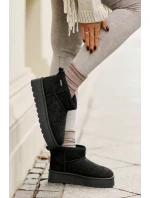 Sněhule se zdobením na platformě Big Star model 21676183 černé - Big Star Shoes