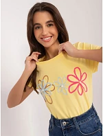 T shirt RV TS model 22293635 żółty - FPrice