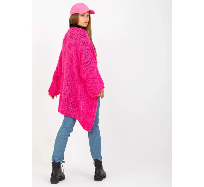 Dámský svetr TW SW BI M2202 fluo růžový