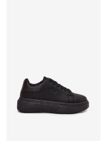 Dámské tenisky na platformě Big Star – černé Dámské tenisky na platformě Big Star – černé