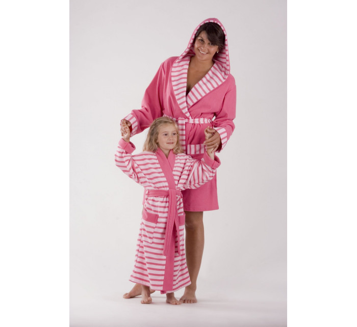 AKCE - Dívčí župan Pink stripes 92053002 růžový - Vestis