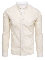 Pánská béžová košile Dstreet model 21966605 - FashionStreet