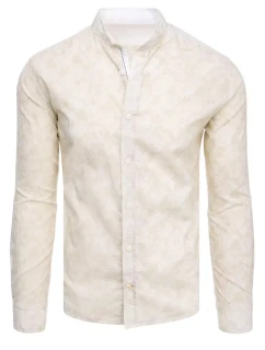 Pánská béžová košile Dstreet model 21966605 - FashionStreet