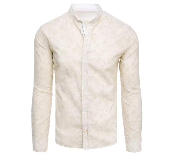 Pánská béžová košile Dstreet model 21966605 - FashionStreet