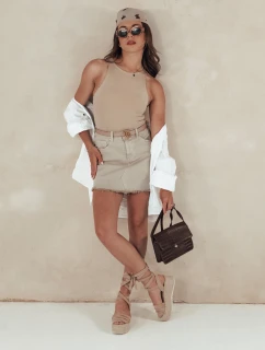 béžová sukně model 21977958 - Dstreet