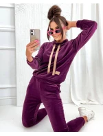 komplet damski bordowy model 21470433 - Moon