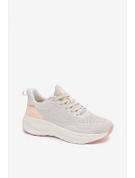 Dámské sportovní boty na platformě béžové model 22095071 - EVENTO