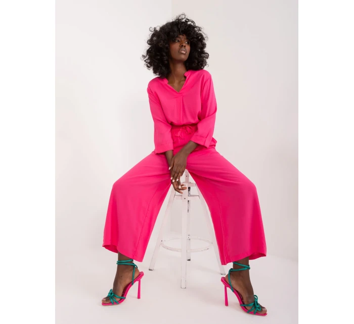 Spodnie model 20100932 fuksjowy - FPrice Spodnie model 20100932 fuksjowy - FPrice