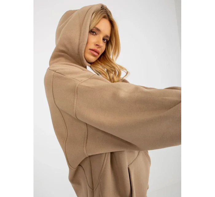 Dámská mikina  EM BL 694.20X tmavě lila - FPrice