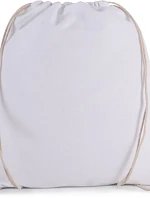 Kimood KI 0147 Sportovní vak z bio bavlny 19.0147 white