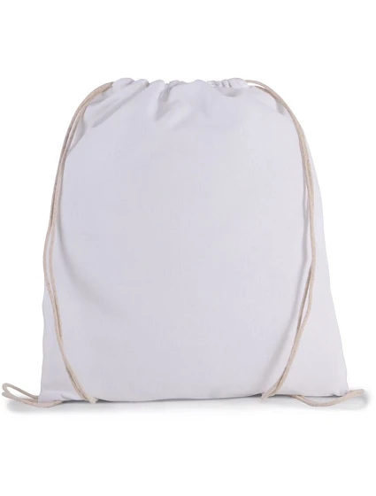 Kimood KI 0147 Sportovní vak z bio bavlny 19.0147 white Kimood KI 0147 Sportovní vak z bio bavlny 19.0147 white