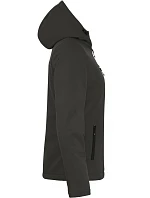 Padded Hooded Softshell Women Dámská zateplená softshellová bunda s kapucí model 22454959 dark grey - Clique Padded Hooded Softshell Women Dámská zateplená softshellová bunda s kapucí model 22454959 dark grey - Clique