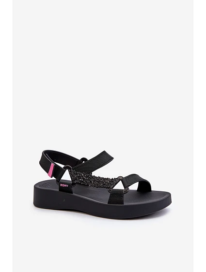 sandály na suchý zip Černé model 21661847 - Zaxy sandály na suchý zip Černé model 21661847 - Zaxy