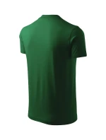 V-neck tričko unisex lahvově zelená V-neck tričko unisex lahvově zelená