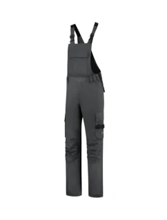 Bib & Brace Twill Cordura pracovní kalhoty s laclem unisex tmavě šedá