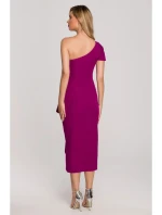 Dámské šaty K146 rubínové - Makover