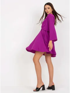 Tmavě fialové minišaty model 20266994 - FPrice