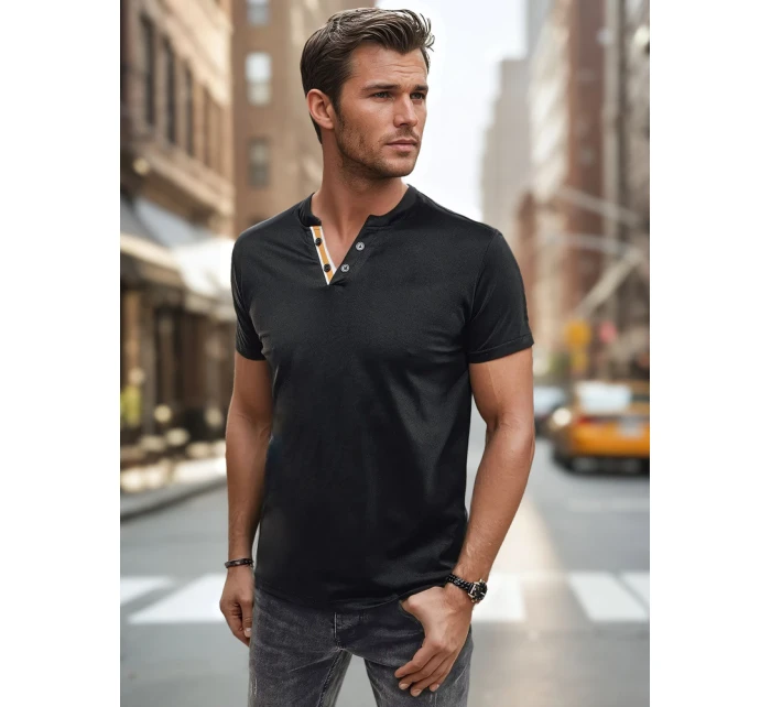 Pánské polo tričko černé FashionStreet RX5627