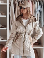 Dámská přechodná bunda parka GLAMOON béžová FashionStreet TY4811 Dámská přechodná bunda parka GLAMOON béžová FashionStreet TY4811