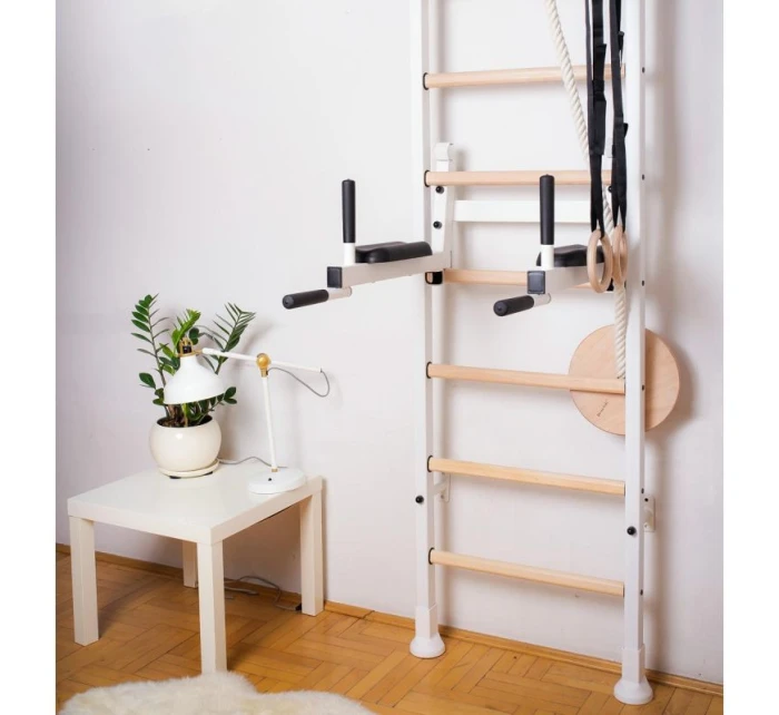 GYMNASTICKÁ TYČ GYNASTICKÁ RUKOJEŤ DĚTSKÉ PŘÍSLUŠENSTVÍ BÍLÁ MATERIÁLNÍ LAVIČKA 413 dětské