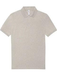 B&C My Polo 210 Piqué polo z těžké bavlny 01.U426 heather grey fog
