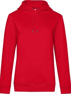 B&C QUEEN Hooded_° Dámská mikina s kapucí 01.W02Q red