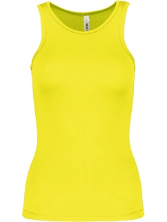 PA 442 Dámské sportovní tílko model 22512972 fluorescent yellow - Kariban ProAct